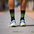 Sporcks - Happy Day Black - Running Socks